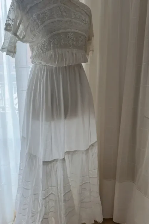 Falda Chantilly sencilla - Prendas Vintage Mathilde