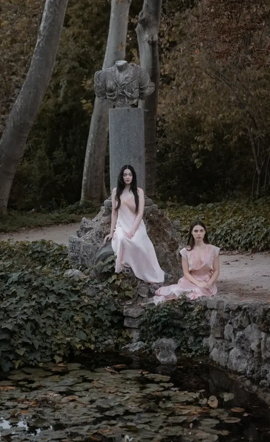 Sesión editorial El Jadrín Secreto - Prendas Vintage Mathilde