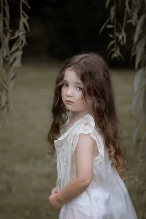 Vestido gasa seda Sofia - Prendas Vintage Mathilde